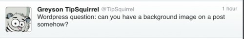 Question from Grayson TipSquirrel